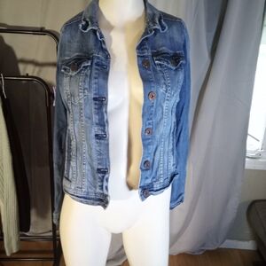 Ricki's Blue Jean Jacket Cropped Denim